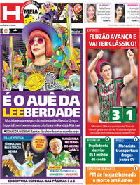 Capa do jornal Meia Hora 17/02/2026