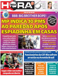 Capa do jornal Meia Hora 17/04/2026