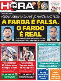 Capa Jornal Meia Hora