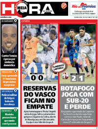 Capa do jornal Meia Hora 19/01/2026