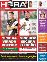 Capa do jornal Meia Hora 19/04/2026
