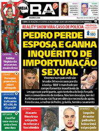 Capa do jornal Meia Hora 20/01/2026