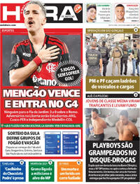 Capa do jornal Meia Hora 20/03/2026