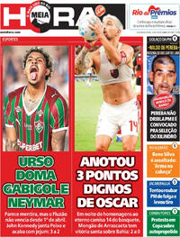 Capa do jornal Meia Hora 20/04/2026