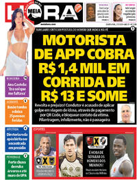 Capa do jornal Meia Hora 21/01/2026