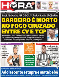 Capa do jornal Meia Hora 21/02/2026