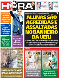 Capa do jornal Meia Hora 21/03/2026