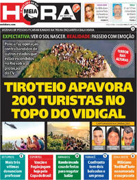 Capa do jornal Meia Hora 21/04/2026