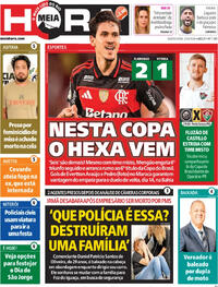 Capa do jornal Meia Hora 23/04/2026