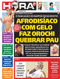 Capa do jornal Meia Hora 24/03/2026