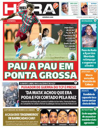 Capa do jornal Meia Hora 24/04/2026