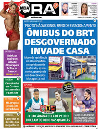 Capa do jornal Meia Hora 25/01/2026