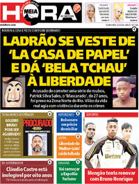Capa do jornal Meia Hora 25/03/2026