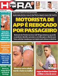 Capa do jornal Meia Hora 25/04/2026