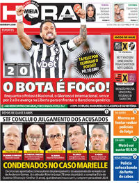 Capa do jornal Meia Hora 26/02/2026