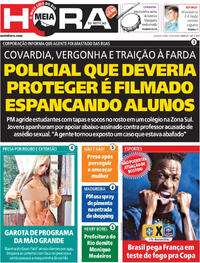 Capa do jornal Meia Hora 26/03/2026