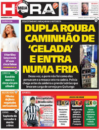 Capa do jornal Meia Hora 26/04/2026