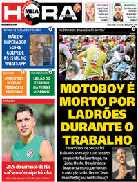 Capa do jornal Meia Hora 27/01/2026
