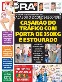 Capa do jornal Meia Hora 27/03/2026
