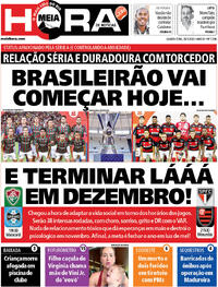Capa do jornal Meia Hora 28/01/2026