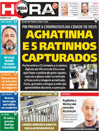 Capa do jornal Meia Hora 28/03/2026