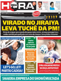 Capa do jornal Meia Hora 28/04/2026