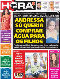 Capa do jornal Meia Hora 29/03/2026