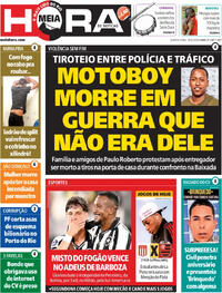 Capa do jornal Meia Hora 29/04/2026