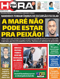 Capa Jornal Meia Hora