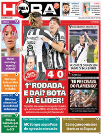 Capa do jornal Meia Hora 30/01/2026