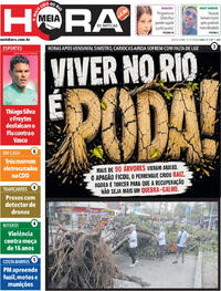 Capa do jornal Meia Hora 31/07/2026