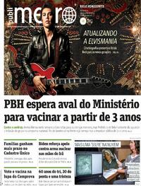Capa do jornal Metro Jornal São Paulo 01/08/2022