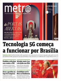 Capa do jornal Metro Jornal São Paulo 05/07/2022