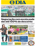 Capa do jornal O Dia 04/12/2016