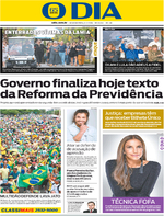 Capa do jornal O Dia 05/12/2016