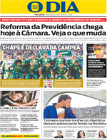 Capa do jornal O Dia 06/12/2016
