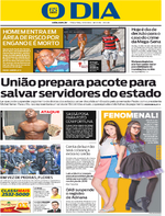 Capa do jornal O Dia 13/12/2016