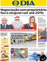 Capa do jornal O Dia 17/12/2016