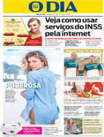 Capa do jornal O Dia 18/12/2016