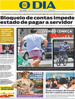 Capa do jornal O Dia 22/12/2016