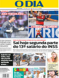 Capa do jornal O Dia 01/12/2017