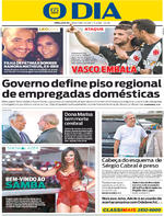 Capa do jornal O Dia 03/02/2017