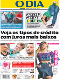 Capa do jornal O Dia 03/12/2017