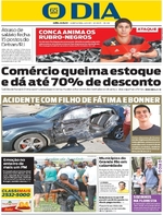 Capa do jornal O Dia 04/01/2017