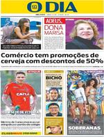 Capa do jornal O Dia 04/02/2017
