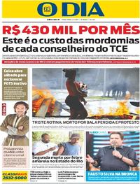 Capa do jornal O Dia 04/04/2017