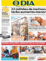 Capa do jornal O Dia 05/01/2017