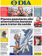 Capa do jornal O Dia 05/02/2017
