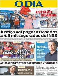 Capa do jornal O Dia 05/06/2017