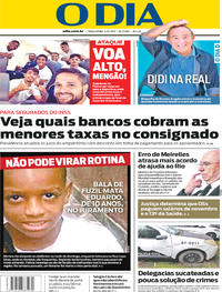 Capa do jornal O Dia 05/12/2017
